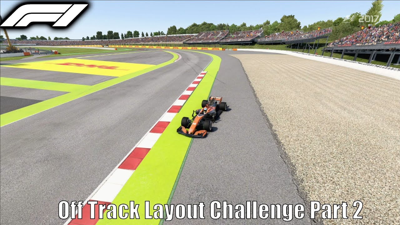 Off Ramp Formula One Track F1 2017 Off Track layouts Challenge Part 2 - YouTube