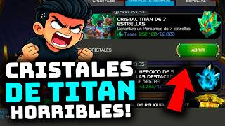 ¡ODIO ESTE NUEVO CRISTAL TITAN! - Apertura Buscando Nuevos Personajes - MCOC