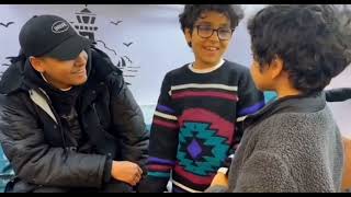 Marwan Pablo with his youngest fan #marwanpablo