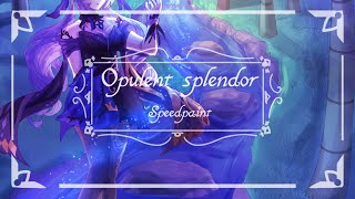 Keqing Opulent Splendor speedpaint