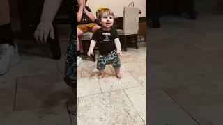 When A Baby Hears Favorite Music.