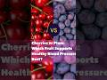 The Secret Blood Pressure Superfood: Cherries vs Plums 🤫#health #medicine #viral #youtubeshorts