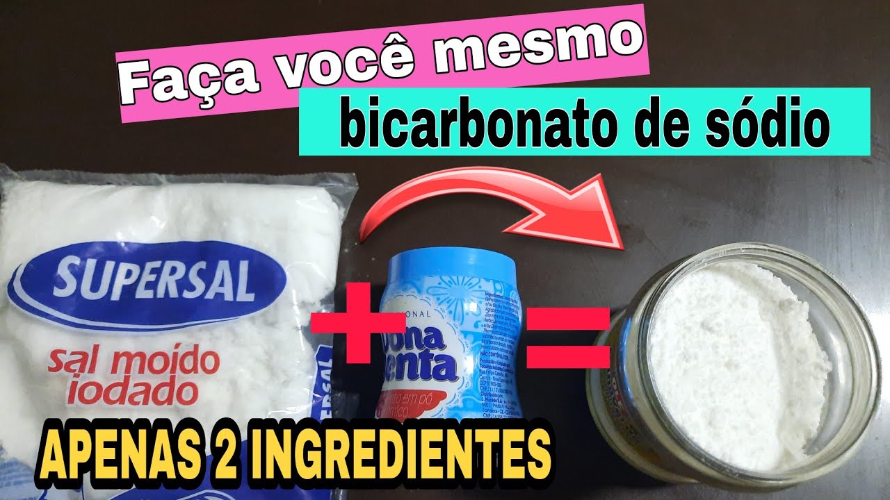 🔴 COMO FAZER BICARBONATO DE SÓDIO CASEIRO IGUAL DO MERCADO - YouTube