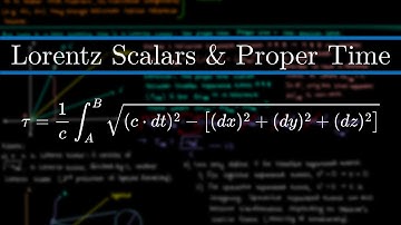 Lorentz Scalars and Proper Time | Special Relativity