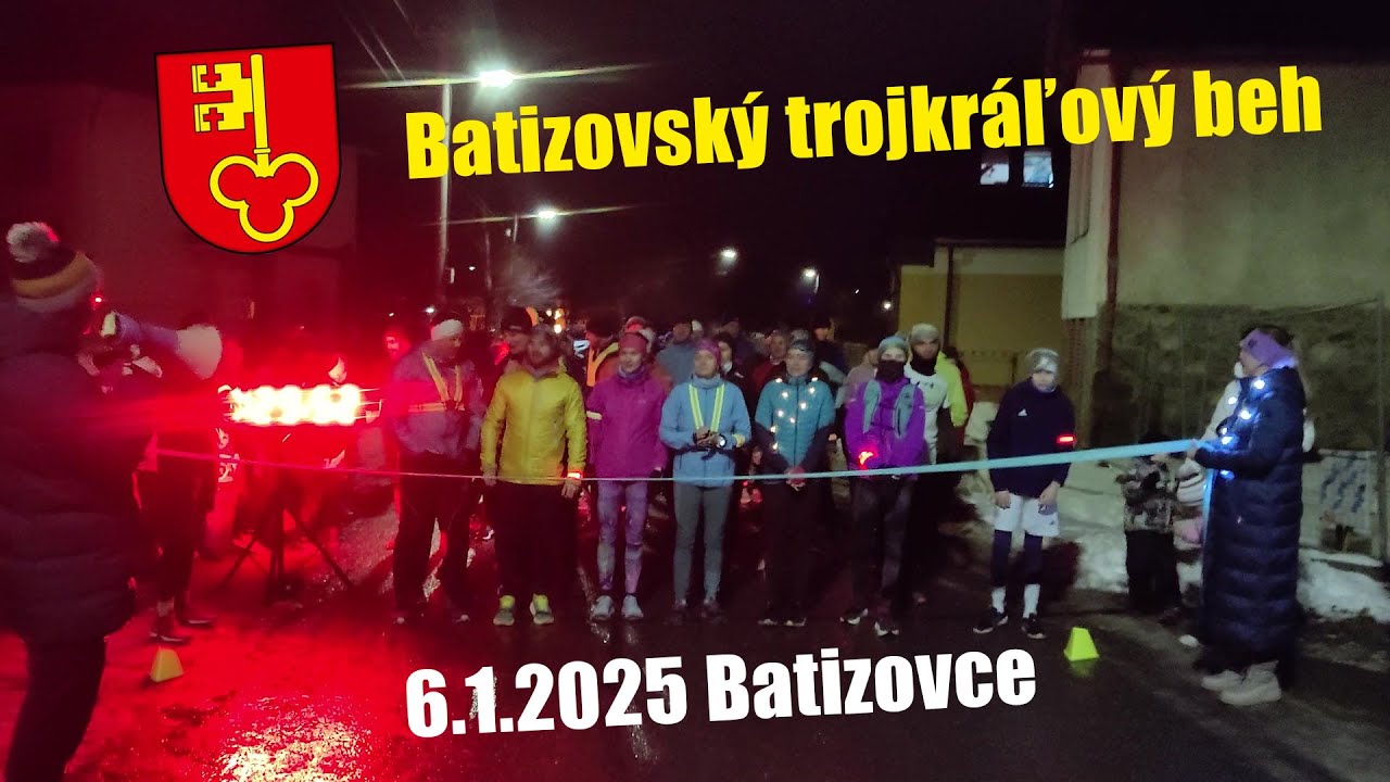 Batizovský trojkráľový beh - nultý ročník - 6.1.2025 v obci Batizovce