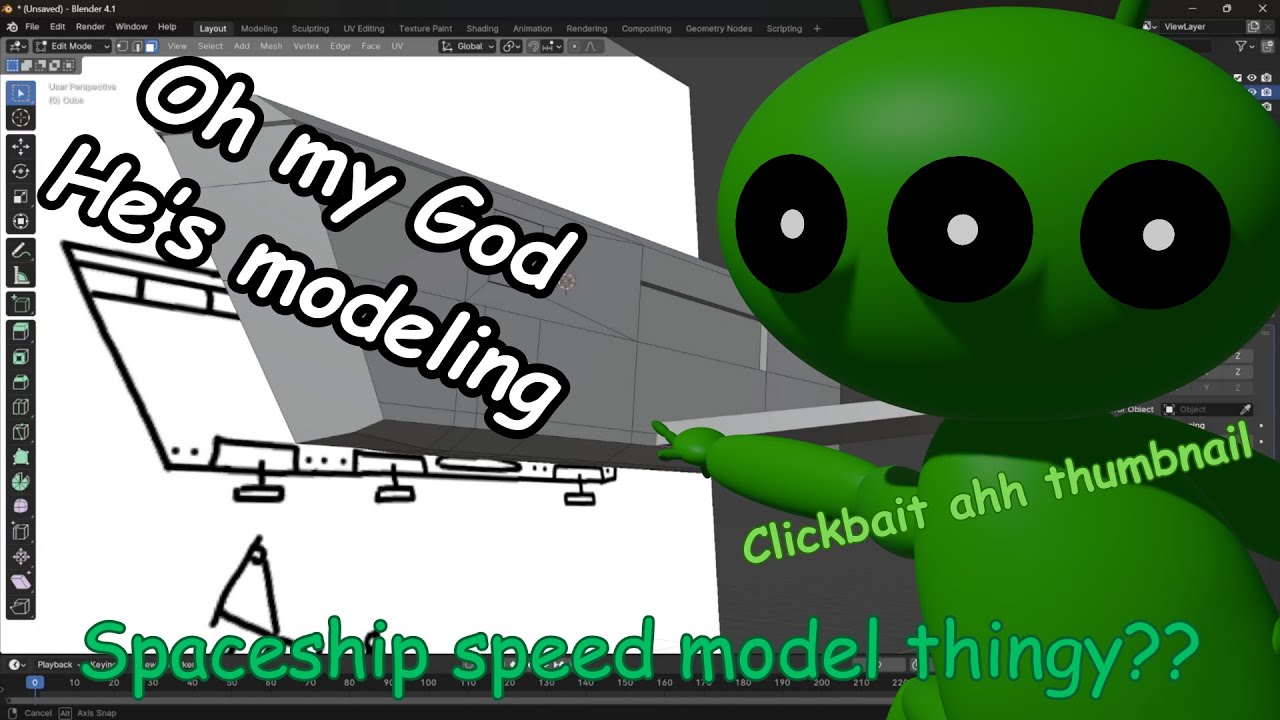 Speed Model (Speed modeling space ship thingy) speed model ig?? #viralvideo # ...