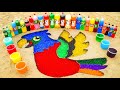 How to make Rainbow Parrot with Orbeez Colorful from BIG Coca Cola, Popular Sodas and Mentos