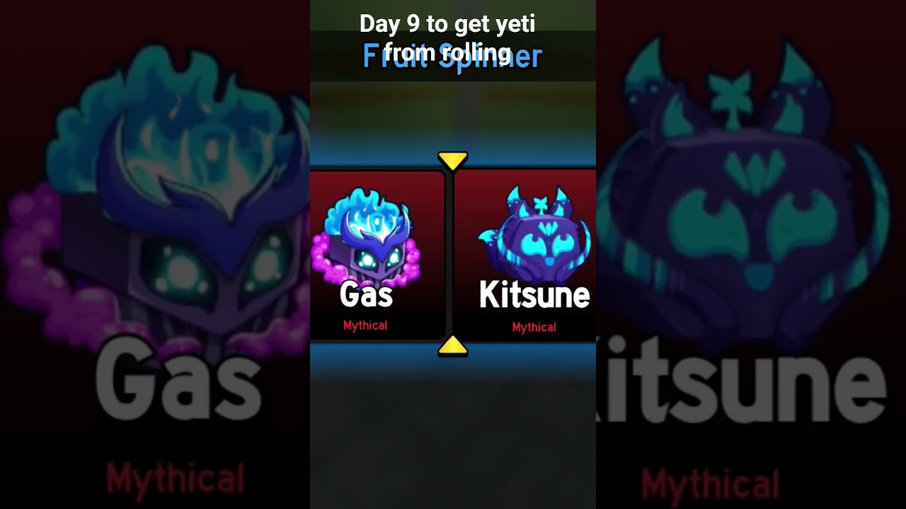 Day 9 to get yeti from rolling 
