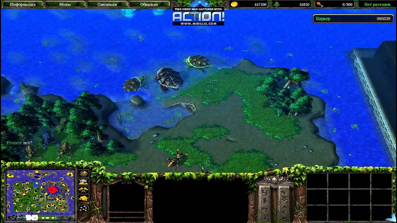Карта земли бога для warcraft 3 frozen throne с ботами