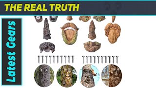 Old Man Tree Hugger Bark Ghost Yard Art Garden Decoration - Best Outdoor Tree Faces Decor!
