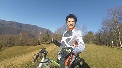 Discesa monte Palosso, Zignone, Pregno di Villa Carcina in bicicletta mtb