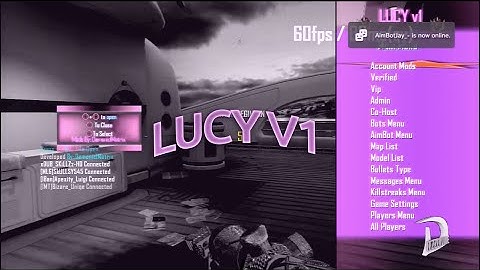 [PS3] Lucy V1 Black Ops 2 GSC Mod Menu [1.19]