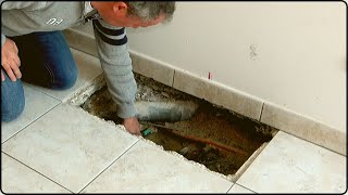 Comment trouver une fuite dans le sol