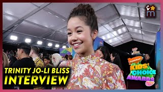 Trinity Jo-Li Bliss Talks Avatar: The Way of Water & Music | Kids Choice Awards 2023