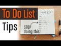 How to prioritise a long to do list