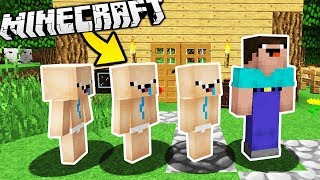 КАК СДЕЛАТЬ НУБ РЕБЕНОК В МАЙНКРАФТ! РЕБЕНОК НЕВИДИМКА ПРО МОНСТРА МУТАНТ В MINECRAFT