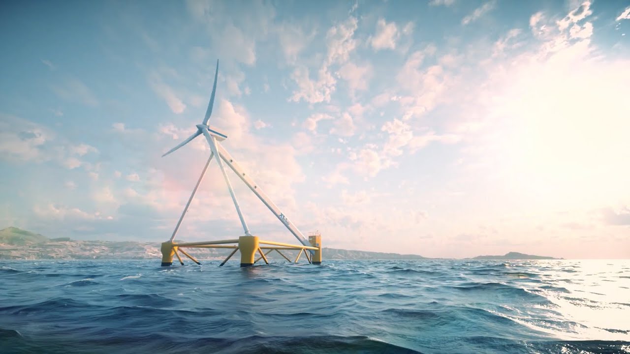 16-Мегаваттная ветряная турбина. Путешествия со смыслом проект windzoom. Floating Wind Turbine. Project Wind Generators Playn.