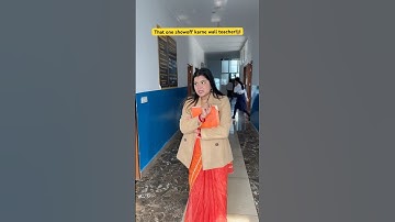 That one showoff wali teacher 👩‍🏫 #shorts #ytshorts #sejalgabashorts #teacherlife