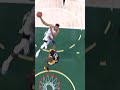 Giannis takes 1 DRIBBLE from HALF COURT!😳😳 #shorts