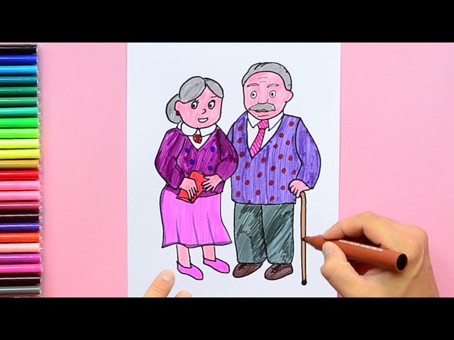 Clip Art: Family: Grandmother & Grandfather Color – Abcteach - Clip Art  Library