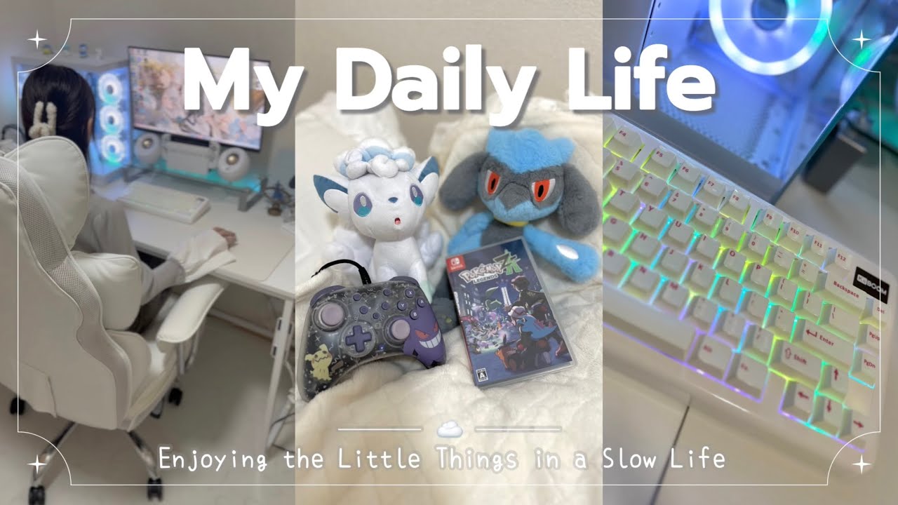 【vlog】インドア社会人のポケモンZA生活🎮 新しいキーボード開封🪽KiiBOOM Phantom 81 Lite｜購入品紹介🫧