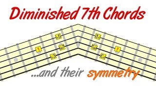 Diminished 7th Chords - Their Symmetry &amp; Function Explained