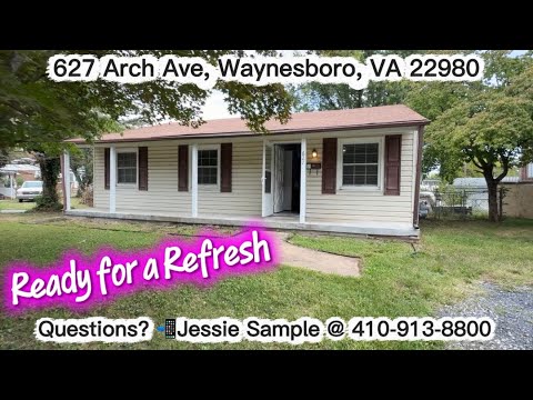 627 Arch Ave, Waynesboro, VA home video tour