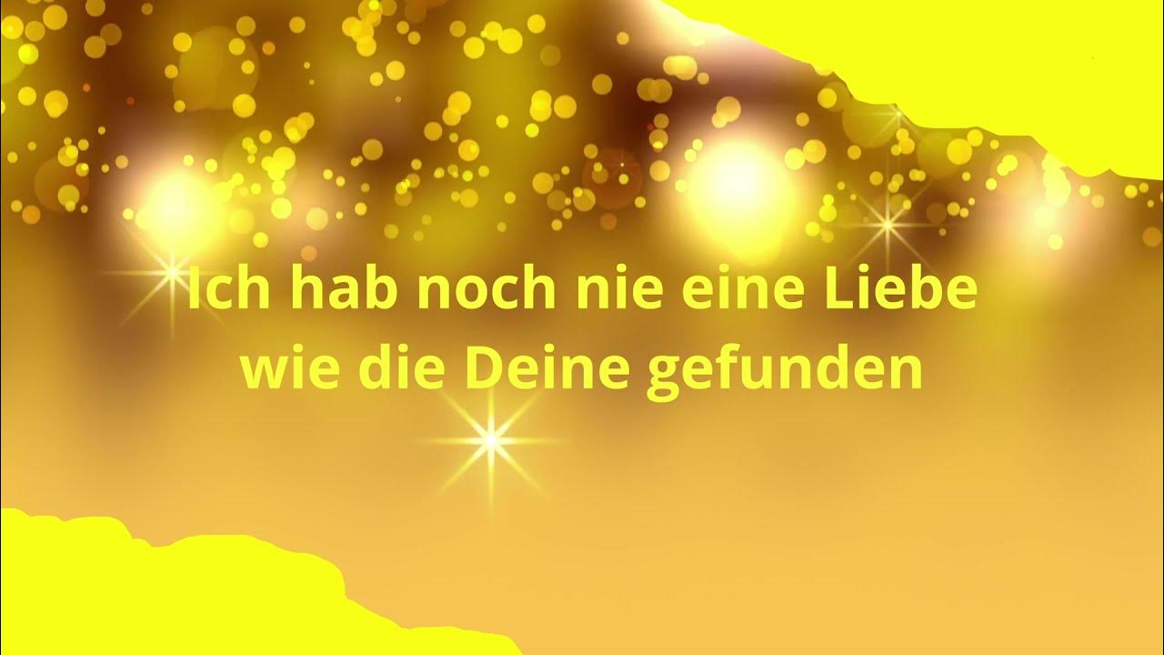 Ich Habe Noch Nie Eine Liebe Wie Die Deine Gefunden