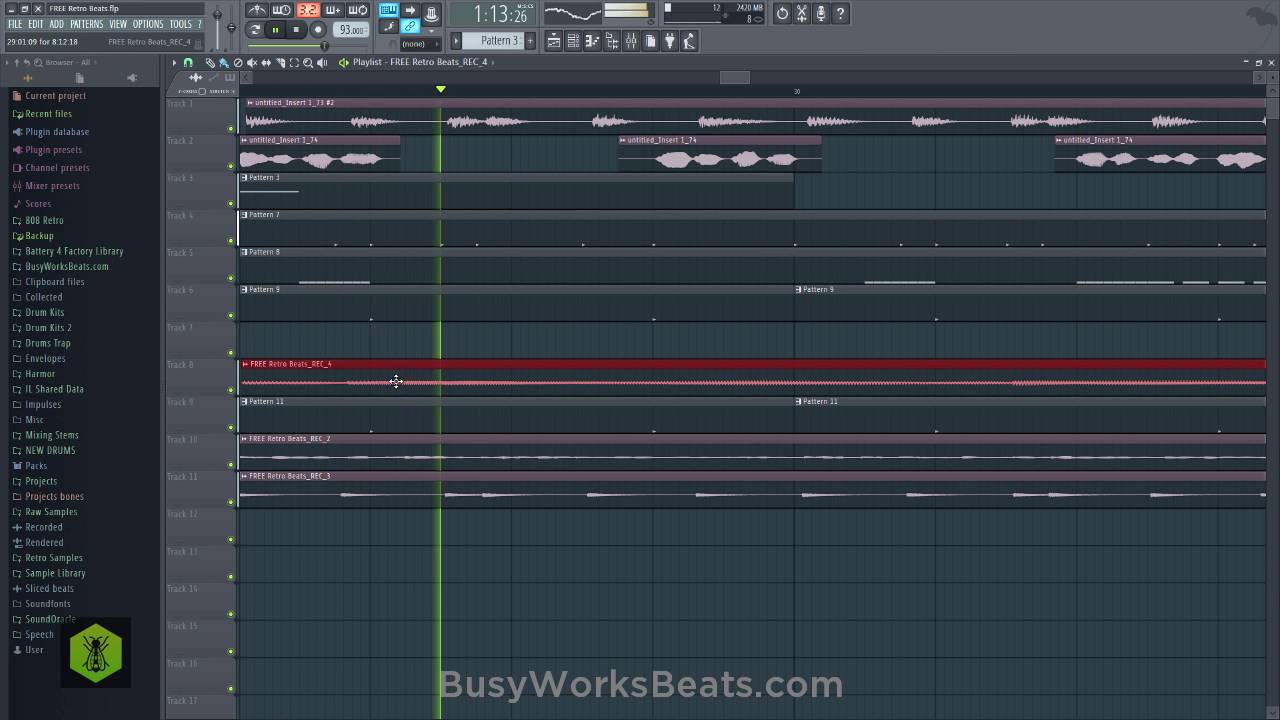 Free Retro Beat Session (No Audio Instruction)