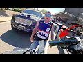 Biker USES a serious ARGUMENT - Epic & Awesome Motorcycle Moments