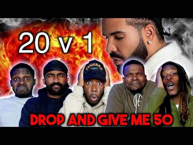 Kendrick Lamar Fans React to Drake - Push Ups (Drop & Give Me Fifty) class=