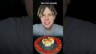 Normal People Vs. Psychopath😈 How To Eat Sushi🍣