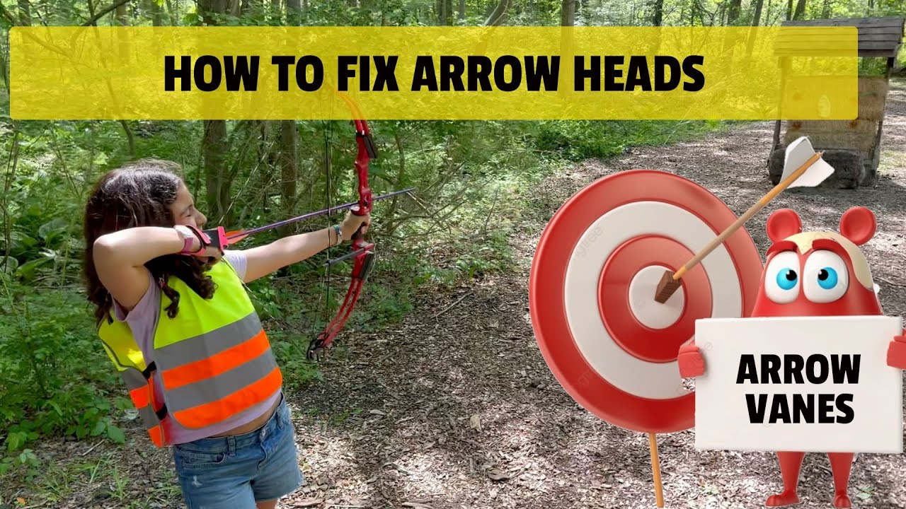 how to fix arrow heads, how to fix veins on arrows, easton bow arrow