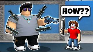 CHEATING With The BIGGEST AVATAR in MM2...