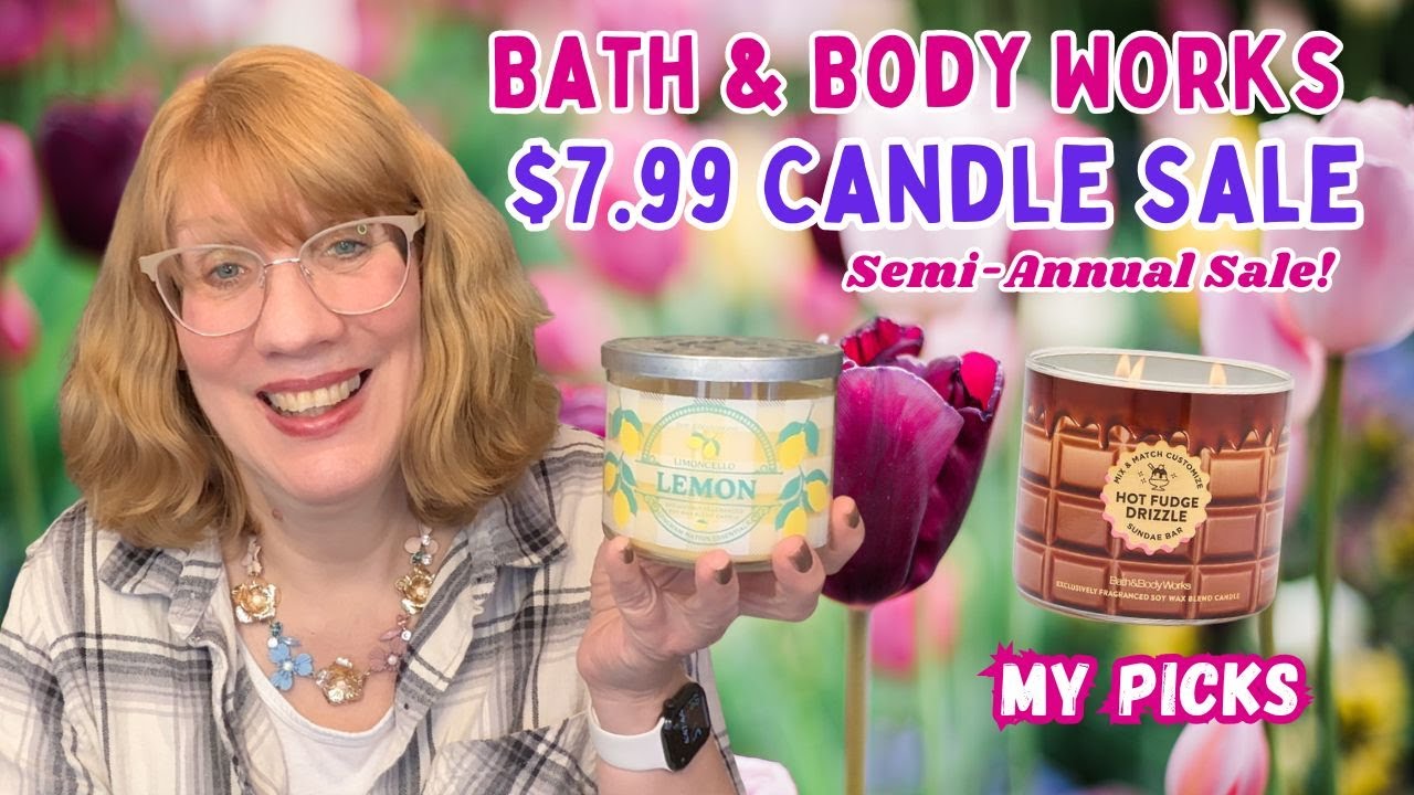 Свечи Bath & Body Works по цене 7,99 долларов (выбор из товаров, продающихся по полугодовой акции)!