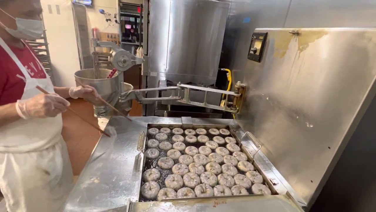 How to Drop Blueberry Cake Donut