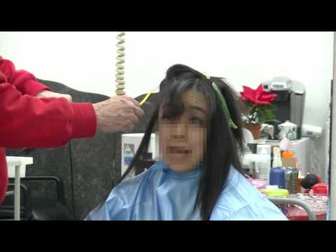 【スライスは少し厚めに】アイロン埼玉県狭山市美容室亜渡璃絵