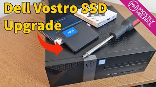 Dell Vostro 3250 & 3268 - SSD hard drive upgrade step by step