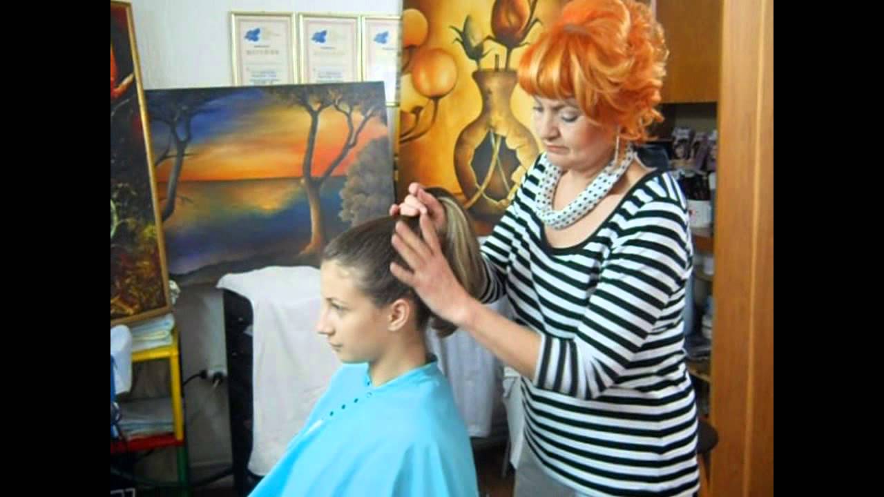 Šišanje iz jednog poteza (haircut in one move) - Refija Pilaković - YouTube