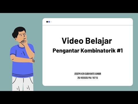 Video: Bagaimanakah kombinatorik dibangunkan?