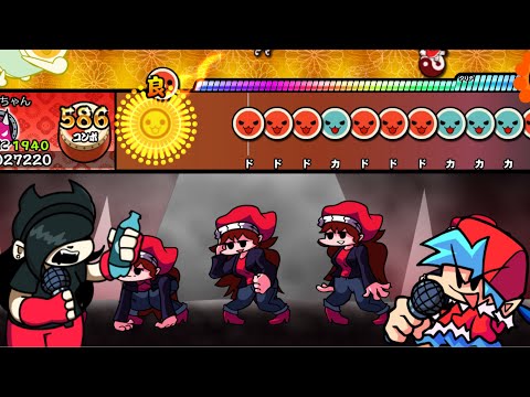 【創作譜面】 Animal in Taiko no tatsujin (Both old and new!!)【FNF】
