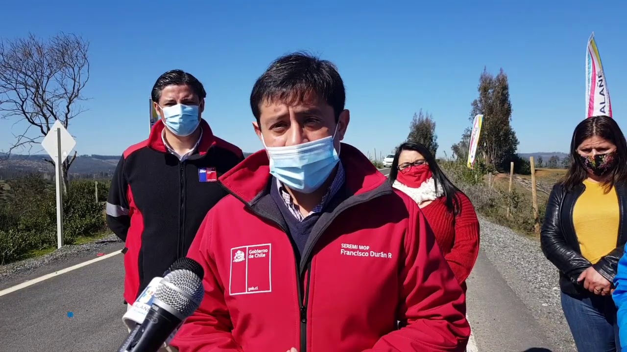 MOP inaugura caminos en Hualañé e impulsa la reactivación económica de la provincia de Curicó