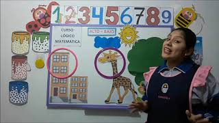 Nociones Alto - Bajo , Grueso - Delgado, Para Niños De 3 Años, Nivel Inicial.