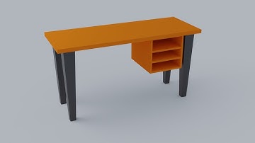 Blender Tutorial | Desk with drawer