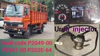 Tata BS6 fault code P2049-00 P2047-00 P202e-64 Urea injector problem #tecnician #automobile #tata