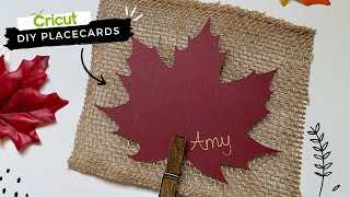 Details CRICUT THANKSGIVING PLACE CARDS \\ DIY Thanksgiving Projects & Decor (Easy & Rustic!) - Fall Decor Update