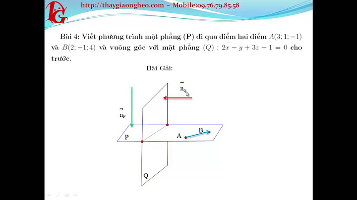 Bài tập phương trình mặt phẳng trong không gian năm 2024