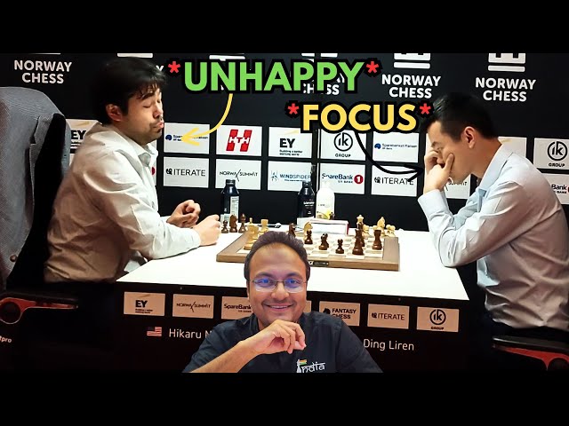 World Champion Ding Liren wins an absolute thriller against Hikaru Nakamura | Norway Chess 2024 class=