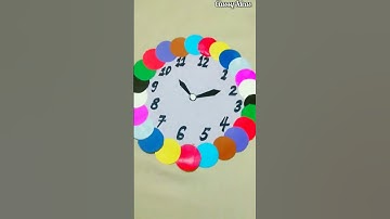 Clock model| Clock model for kids| #clock| rainbow clock|