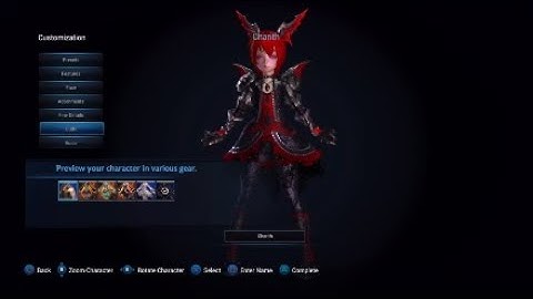 Tera: Reaper character creation, intro, and class gameplay